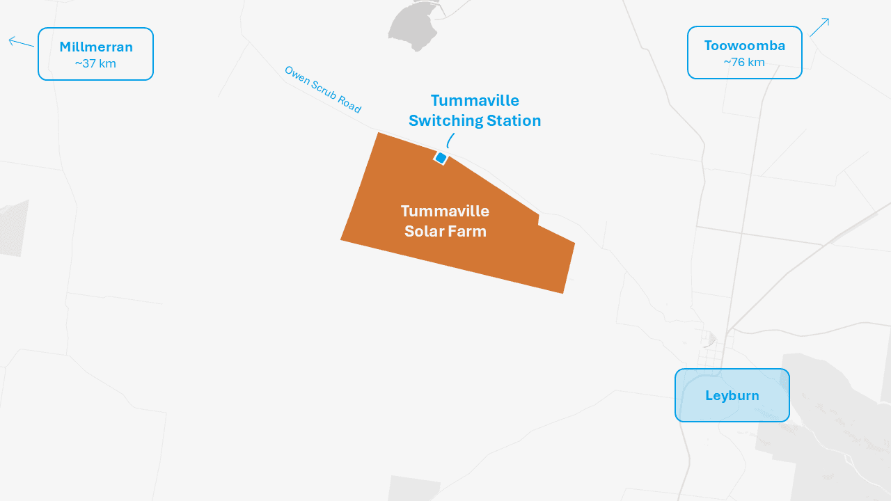 Tummaville annotated map